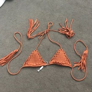 Rove swimwear orange top